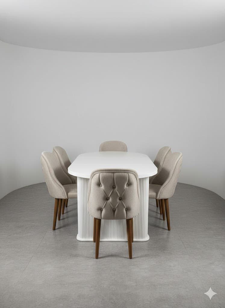 Bohem-O Uzatmalı Yemek Masası - Görsel 2