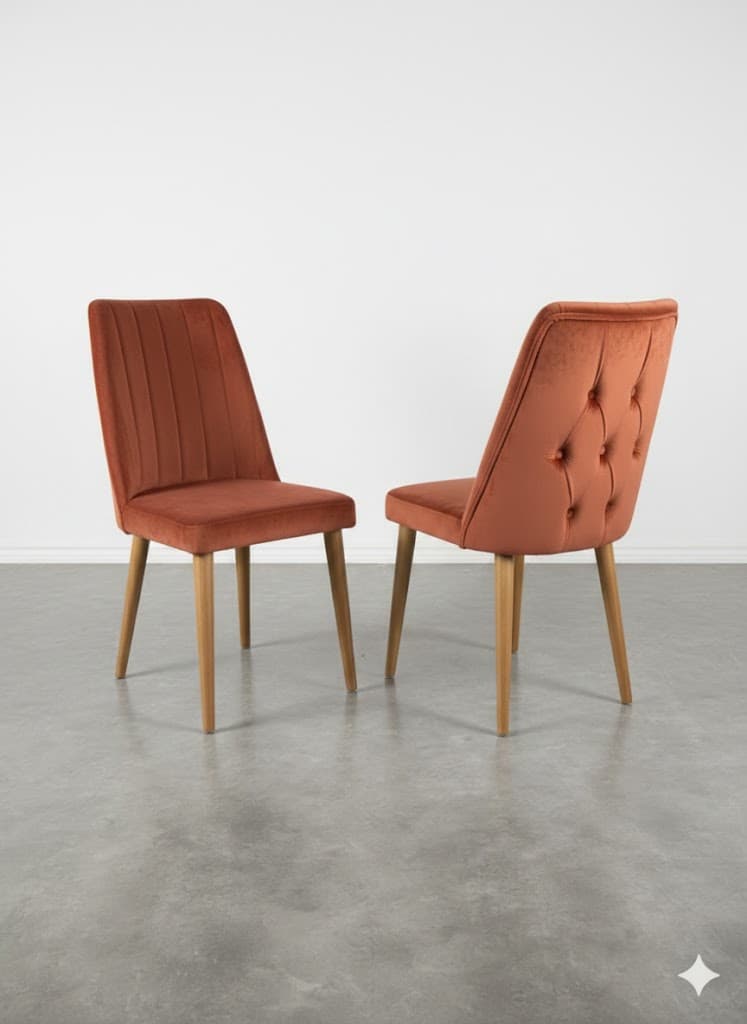 Gold Kapitone Sandalyesi - Görsel 3